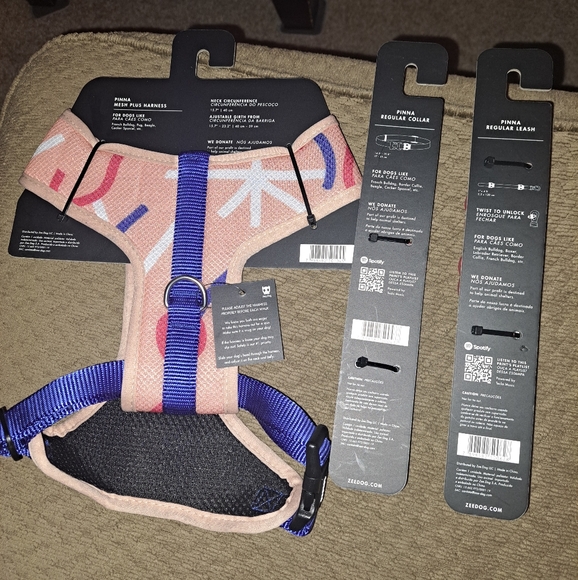 NWT ZeeDog Harness, Leash, and collar set - Picture 2 of 2